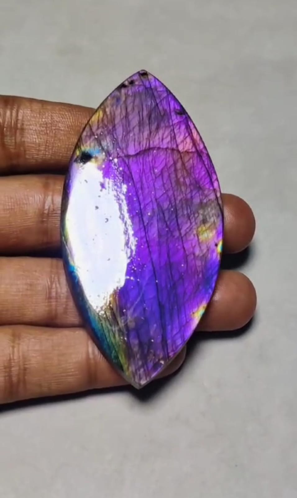 Labradorite dark purple colour