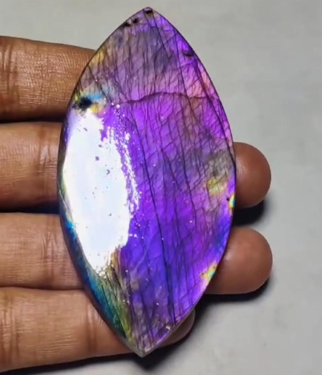 Labradorite dark purple colour